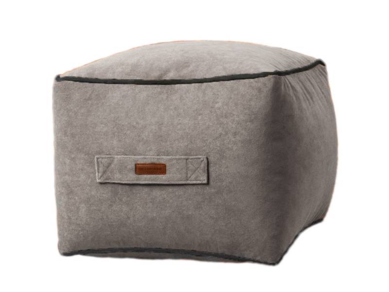 English Home Pouf Pouf Hocker, Quadratisch Sitzpouf, Hochwertiger Sitzhocker, Casha Pouf von English Home
