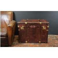 Englisch Leder Vhestnut Couchtisch Home Decor von EnglishLeatherTrunks