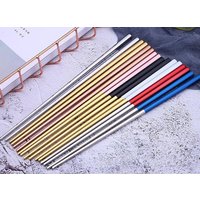 Benutzerdefinierte Essstäbchen Set Personalisierter Name Gravierte Stäbchen Edelstahl Metall Umweltfreundlich Bunt, Sushi-Liebhaber Kit Geschenk Benutzerdefinierte Essstäbchen Set Personalisierter Name Gravierte Stäbchen Edelstahl Metall Umweltfreundlich Bunt, Sushi-Liebhaber Kit Geschenk von EngraveGift