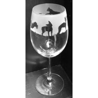 Boston Terrier Glas 35Cl Weinglas Mit Boston Terrier Fries Design von EngravedGlassDirect