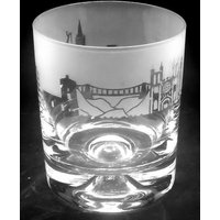 Bristol Skyline Glas | 30Cl Glas Whisky Tumbler Mit Bristol Skyline Frieze Design von EngravedGlassDirect