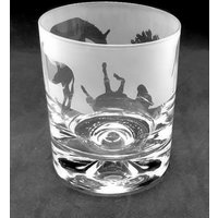 Esel Glas | 30Cl Glas Whisky Becher Mit Esel Fries Design von EngravedGlassDirect