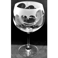 Hedgehog Gin Glas 70Cl Glas Gin Ballon Mit Igel Fries Design von EngravedGlassDirect