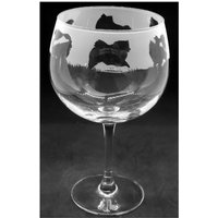 Pommer Gin Glas 70Cl Glas Gin Ballon Mit Pommern Fries Design von EngravedGlassDirect