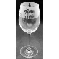 Show Springendes Glas 35Cl Weinglas Mit Springfries Design von EngravedGlassDirect