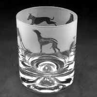 Whippet Glas | 30Cl Glas Whisky Becher Mit Whippet Fries Design von EngravedGlassDirect