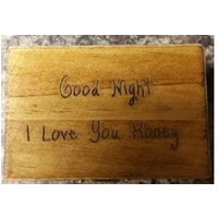 Exakt Kopierte Handschrift Von Ihrer Geliebten Person, Erste Schrift Des Kindes, Box, Kleine Schmuckschatulle, Ringbox, Erinnerungsschatulle von Engraveitguy