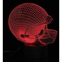 American Football Helm, Personalisierte 3D Illusion Smart App Control Nachtlicht Bluetooth, Musik, 7 & 16M Farbe Mobile App von EngravingArtStudio