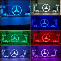 Lkw-Kabine Innen Graviert Usb-Led-Licht, Rgb-Fernbedienung 130cm Langes Usb-Kabel, 30 Design Verfügbar 30x10 cm von EngravingArtStudio