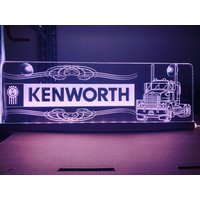 Maßgeschneiderte Kenworth Led-Licht 12V/24V Lkw-Kabine Mit Gravur, Personalisiertes Namensschild von EngravingArtStudio