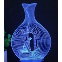 Mode-Vogel Im Vase Käfig Personalisierte 3D-Illusion Smart App-steuern Nachtlicht Bluetooth, Musik, 7 & 16M Farbe Mobile App, Made Uk Mode-Vogel Im Vase Käfig Personalisierte 3D-Illusion Smart App-steuern Nachtlicht Bluetooth, Musik, 7 & 16M Farbe Mobile App, Made Uk von EngravingArtStudio