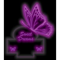 Sweat Dreams 3D Illusion Smart App-Kontrolle Nachtlicht Bluetooth, Musik, 7 & 16M Farbe Mobile App, Made in Uk von EngravingArtStudio