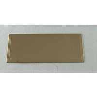 Namensschild Messing - 1-1/2 X 3-1 Mit Kostenloser Gravur, Hell Oder Seidenmatt von EngravingStation