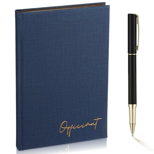 Engrowtic Hochzeitsbuch mit schwarzem Tintenstift, 13 x 21 cm, Hardcover, Tagebuch, Notizbuch mit 192 Seiten, offizielles Geschenk, Pastorengeschenk, für Hochzeitszeremonie, Predigt, Minister Engrowtic Hochzeitsbuch mit schwarzem Tintenstift, 13 x 21 cm, Hardcover, Tagebuch, Notizbuch mit 192 Seiten, offizielles Geschenk, Pastorengeschenk, für Hochzeitszeremonie, Predigt, Minister von Engrowtic