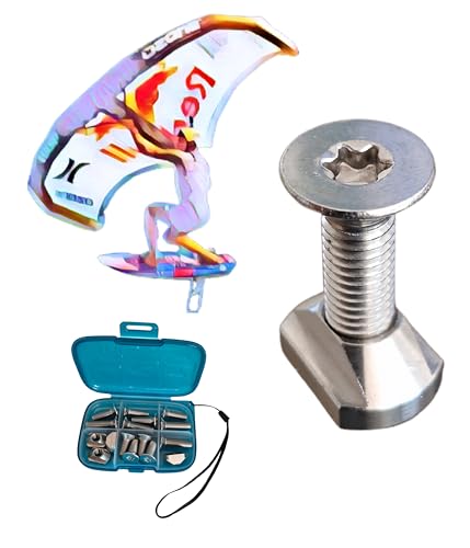 Enhanc3d Designs - Torx-Schrauben und Muttern für Wingfoil, Hydrofoil, Surfoil aus Edelstahl in Marine-Qualität (M8) von Enhanc3d Designs