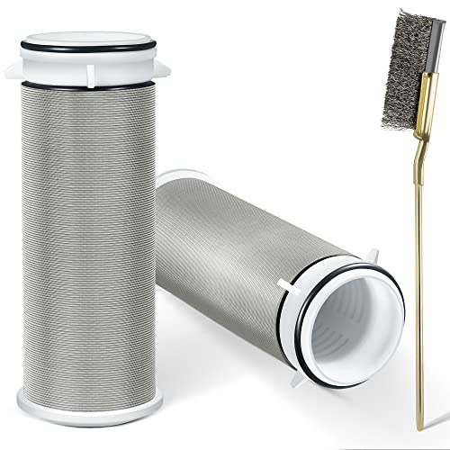 Enhon 2 Stück Spin Down Sedimentfilter Ersatzkartusche, 50 μm Ersatzpatrone mit Bürste, kompatibel mit ISpring FWSP50 FWSP50SL Klarwasserfilter Enhon 2 Stück Spin Down Sedimentfilter Ersatzkartusche, 50 μm Ersatzpatrone mit Bürste, kompatibel mit ISpring FWSP50 FWSP50SL Klarwasserfilter von Enhon