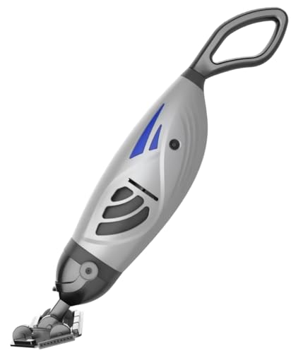 Enhulk Poolsauger Akku PC68, Poolreiniger mit Filter, Betriebsdauer bis zu 60 Minuten, 335cm Teleskopstange von Enhulk