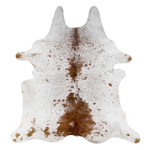 Enigmaire Kuhfell Teppich Kunstfell,Teppich Aus Rindsleder,Kunstfaser Teppich Rinderfell,Realistisches Aussehen,Modisch Und VerschleißFest,UnregelmäßIges Muster,Geeignet FüR Vor Den Kamin Enigmaire Kuhfell Teppich Kunstfell,Teppich Aus Rindsleder,Kunstfaser Teppich Rinderfell,Realistisches Aussehen,Modisch Und VerschleißFest,UnregelmäßIges Muster,Geeignet FüR Vor Den Kamin von Enigmaire