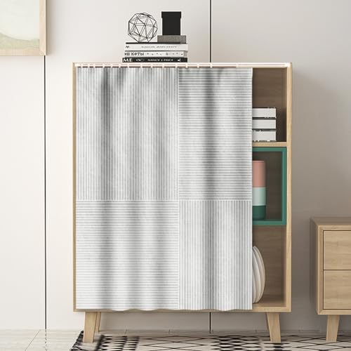 Vorhang PrivatsphäRe Kleiderschrank Staubdicht,Schrank Schatten Vorhang,SchranktüR VorhäNge,Staubdichte,Mit Gleitschienen,Schlicht Und Elegant,FüR Kleiderschrank,Badezimmer,Regale,Wandpaneel von Enigmaire