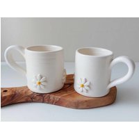 Set Aus Zwei Espressotassen, Handgefertigte Keramik, Kleine Keramiktassen, Kaffeetassen von EnikoKovacsDesign