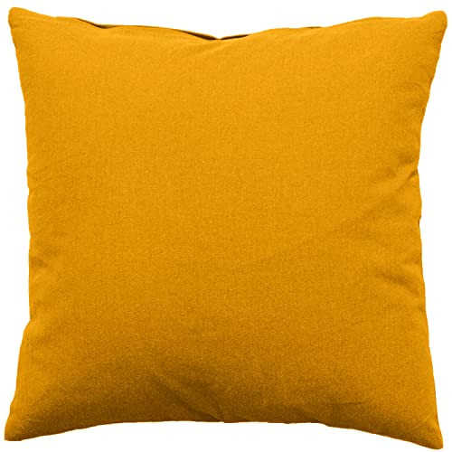 Enjoy Home, Kissen mit abnehmbarem Bezug, Maße: 60 x 60 cm, Senf, Baumwolle, Oeko-Tex-Zertifiziert, maschinenwaschbar, mit Reißverschluss, ideal für Farbgebung auf Ihre Sofas, Kollektion Panama Enjoy Home, Kissen mit abnehmbarem Bezug, Maße: 60 x 60 cm, Senf, Baumwolle, Oeko-Tex-Zertifiziert, maschinenwaschbar, mit Reißverschluss, ideal für Farbgebung auf Ihre Sofas, Kollektion Panama von Enjoy Home