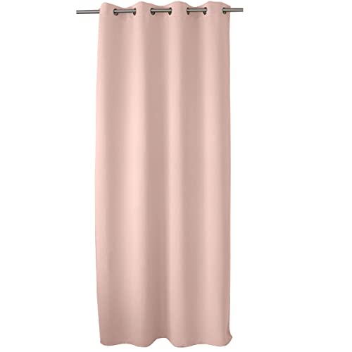 Enjoy Home 2010VR140240 Vorhang Blickdicht mit 8 Ösen Polyester, Altrosa, 240 x 140 cm von Enjoy Home