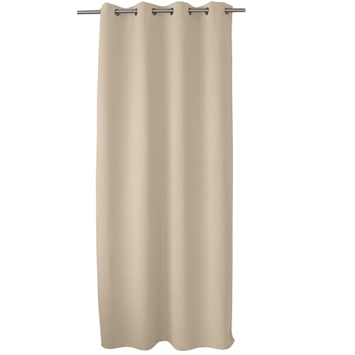 Enjoy Home 2010AN140240 Vorhang, mit 8 Ösen, Polyester, 40 x 26 cm, Elfenbein, 40x26 von Enjoy Home