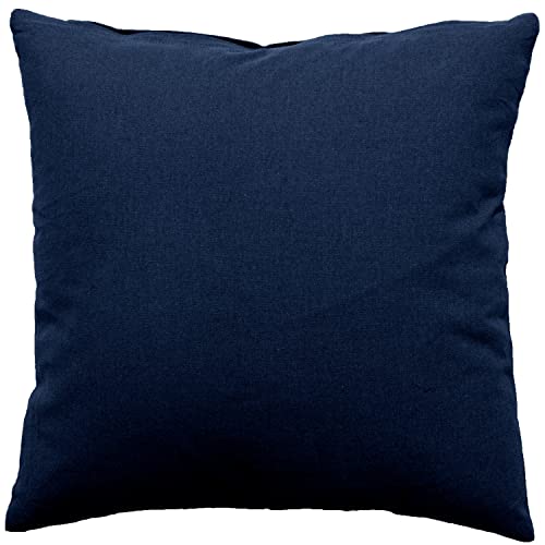 ED Enjoy Home Kissen, 60 x 60 cm, 350 g, Marineblau, Baumwolle, 100%, 60 x 60 von ED Enjoy Home