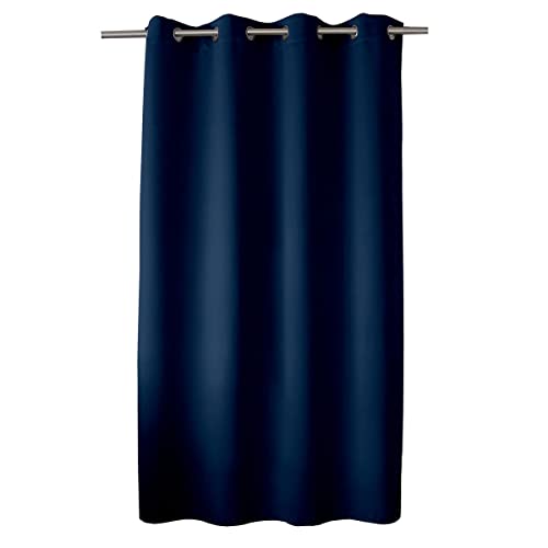 Enjoy Home Verdunkelungsvorhang mit 8 Ösen, Polyester, blau, 180 x 140 cm von Enjoy Home