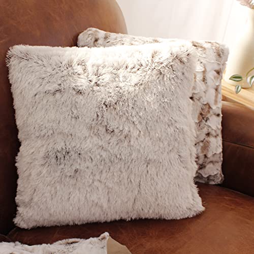 Enjoy Home p010ta040040 Kissen Kunstfell Bär Polyester Taupe 40 x 40 cm von Enjoy Home