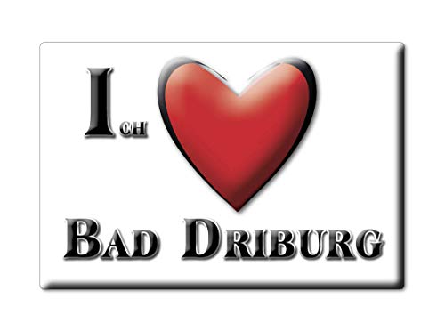 Enjoymagnets Bad Driburg in Höxter, Nordrhein Westfalen Souvenir Deutschland Fridge Kühlschrankmagnet Ich Liebe I Love von Enjoymagnets