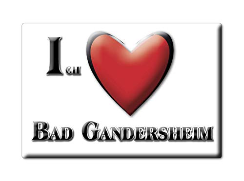 Enjoymagnets Bad GANDERSHEIM (NI) Souvenir Deutschland Niedersachsen Fridge Magnet KÜHLSCHRANK Magnet ICH Liebe I Love von Enjoymagnets