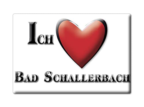 Enjoymagnets Bad SCHALLERBACH (GR) Souvenir ÖSTERREICH OBERÖSTERREICH Fridge Magnet KÜHLSCHRANK Magnet ICH Liebe I Love von Enjoymagnets