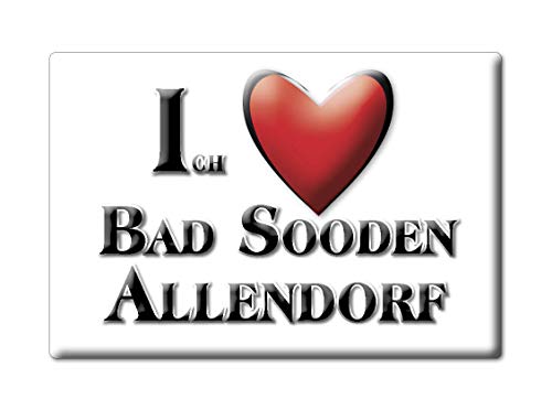 Enjoymagnets Bad SOODEN ALLENDORF (HE) Souvenir Deutschland Hessen Fridge Magnet KÜHLSCHRANK Magnet ICH Liebe I Love von Enjoymagnets