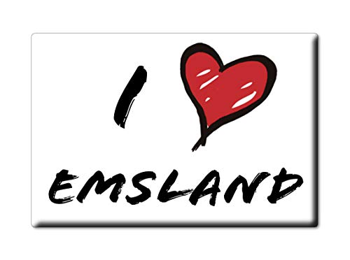 Enjoymagnets EMSLAND Souvenir (0) Fridge Magnet KÜHLSCHRANK Magnet ICH Liebe I Love (VAR. Informal) von Enjoymagnets