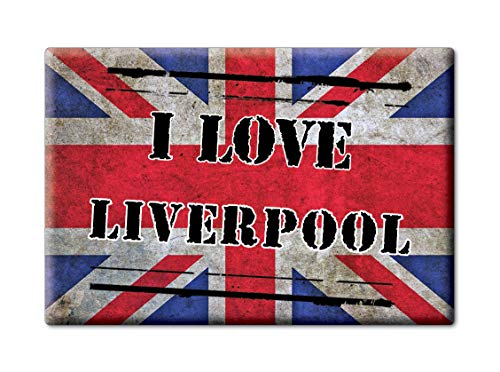 Enjoymagnets Liverpool Souvenir GROSSBRITANNIEN England (ENG) Fridge Magnet KÜHLSCHRANK Magnet ICH Liebe I Love (VAR. Veteran) von Enjoymagnets