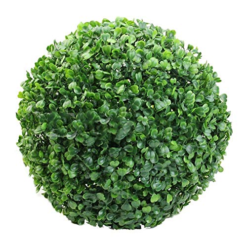 Enkomy Artificial Plants Ball, Green Plastic Plant Ball Dekoration Home Outdoor Hochzeitsfeier Dekoration Pflanzen Grass Ball von Enkomy