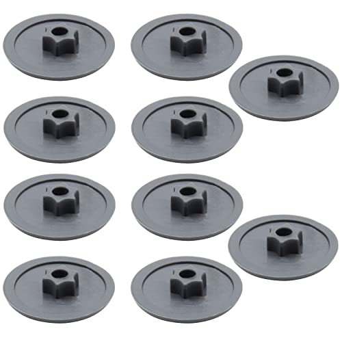 Enkotrade 10 Stück Abdeckkappen für Schrauben Anthrazit, Torx T15, 6-Lobe, Zierkappen zum Abdecken mit Kopflochbohrung, einstecken in Kopf Loch, Schraubenkappen Enkotrade 10 Stück Abdeckkappen für Schrauben Anthrazit, Torx T15, 6-Lobe, Zierkappen zum Abdecken mit Kopflochbohrung, einstecken in Kopf Loch, Schraubenkappen von Enkotrade