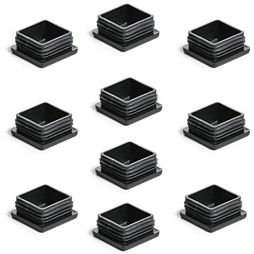 Enkotrade 10 Stück Lamellenstopfen für Vierkantrohre, 50x50 mm, Rohrabdeckung aus hochwertigem Polyethylen Kunststoff, Stopfen, Endstopfen, Kappen, Gleiter | Rohrstopfen Quadratisch Enkotrade 10 Stück Lamellenstopfen für Vierkantrohre, 50x50 mm, Rohrabdeckung aus hochwertigem Polyethylen Kunststoff, Stopfen, Endstopfen, Kappen, Gleiter | Rohrstopfen Quadratisch von Enkotrade