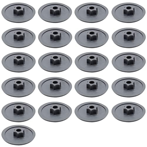 Enkotrade 21 Stück Abdeckkappen für Schrauben Anthrazit, Torx T25, 6-Lobe, Zierkappen zum Abdecken mit Kopflochbohrung, einstecken in Kopf Loch, Schraubenkappen Enkotrade 21 Stück Abdeckkappen für Schrauben Anthrazit, Torx T25, 6-Lobe, Zierkappen zum Abdecken mit Kopflochbohrung, einstecken in Kopf Loch, Schraubenkappen von Enkotrade