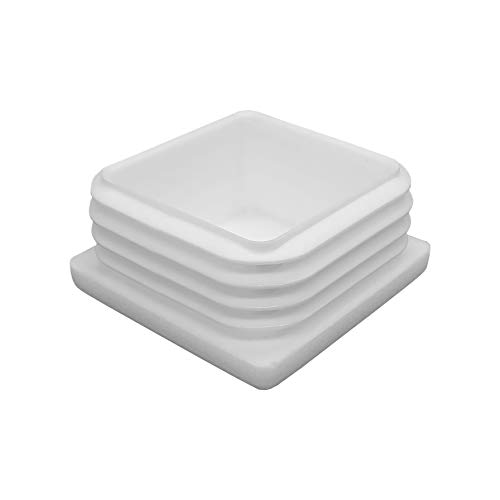 Enkotrade 21 Stück Lamellenstopfen Weiß für Vierkantrohre, 60x60 mm, Rohrabdeckung aus hochwertigem Polyethylen Kunststoff, Stopfen, Endstopfen, Kappen, Gleiter | Rohrstopfen Quadratisch Enkotrade 21 Stück Lamellenstopfen Weiß für Vierkantrohre, 60x60 mm, Rohrabdeckung aus hochwertigem Polyethylen Kunststoff, Stopfen, Endstopfen, Kappen, Gleiter | Rohrstopfen Quadratisch von Enkotrade