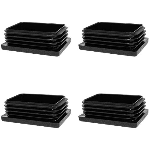 Enkotrade 4 Stück Lamellenstopfen für Rechteckrohre, 60x40 mm, Rohrabdeckung aus hochwertigem Polyethylen Kunststoff, Stopfen, Endstopfen, Kappen, Gleiter | Rohrstopfen Rechteckig Enkotrade 4 Stück Lamellenstopfen für Rechteckrohre, 60x40 mm, Rohrabdeckung aus hochwertigem Polyethylen Kunststoff, Stopfen, Endstopfen, Kappen, Gleiter | Rohrstopfen Rechteckig von Enkotrade
