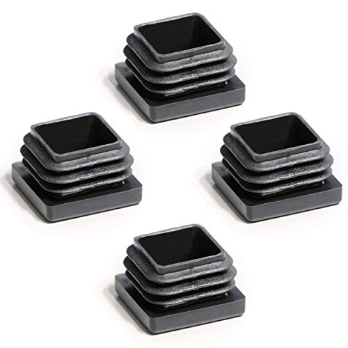 Enkotrade 4 Stück Lamellenstopfen für Vierkantrohre, 20x20 mm, Rohrabdeckung aus hochwertigem Polyethylen Kunststoff, Stopfen, Endstopfen, Kappen, Gleiter | Rohrstopfen Quadratisch Enkotrade 4 Stück Lamellenstopfen für Vierkantrohre, 20x20 mm, Rohrabdeckung aus hochwertigem Polyethylen Kunststoff, Stopfen, Endstopfen, Kappen, Gleiter | Rohrstopfen Quadratisch von Enkotrade