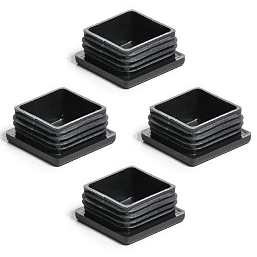 Enkotrade 4 Stück Lamellenstopfen für Vierkantrohre, 60x60 mm, Rohrabdeckung aus hochwertigem Polyethylen Kunststoff, Stopfen, Endstopfen, Kappen, Gleiter | Rohrstopfen Quadratisch Enkotrade 4 Stück Lamellenstopfen für Vierkantrohre, 60x60 mm, Rohrabdeckung aus hochwertigem Polyethylen Kunststoff, Stopfen, Endstopfen, Kappen, Gleiter | Rohrstopfen Quadratisch von Enkotrade