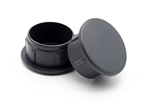 Enkotrade 52 Stück Abdeckstopfen in Anthrazit | 13x9 | Bohrloch Ø 9mm, Rohrabdeckung aus hochwertigem Polyethylen, Kunststoffkappen, Abdeckkappe, Stopfen, Blindstopfen, Verschlusskappe Enkotrade 52 Stück Abdeckstopfen in Anthrazit | 13x9 | Bohrloch Ø 9mm, Rohrabdeckung aus hochwertigem Polyethylen, Kunststoffkappen, Abdeckkappe, Stopfen, Blindstopfen, Verschlusskappe von Enkotrade