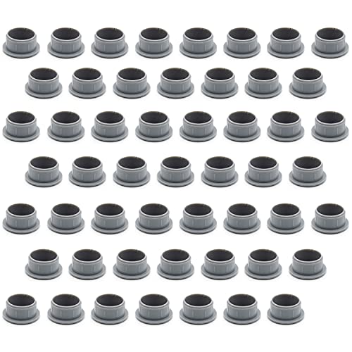 Enkotrade 52 Stück Abdeckstopfen in Grau | 20x17 | Bohrloch Ø 17mm, Rohrabdeckung aus hochwertigem Polyethylen, Kunststoffkappen, Abdeckkappe, Stopfen, Blindstopfen, Verschlusskappe Enkotrade 52 Stück Abdeckstopfen in Grau | 20x17 | Bohrloch Ø 17mm, Rohrabdeckung aus hochwertigem Polyethylen, Kunststoffkappen, Abdeckkappe, Stopfen, Blindstopfen, Verschlusskappe von Enkotrade
