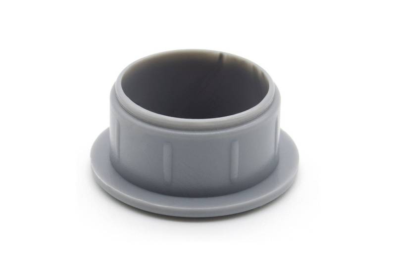 Enkotrade Abdeckkappe Abdeckstopfen, (12-St), grau, Kunststoffkappen, Abdeckkappe, Stopfen, Blindstopfen von Enkotrade