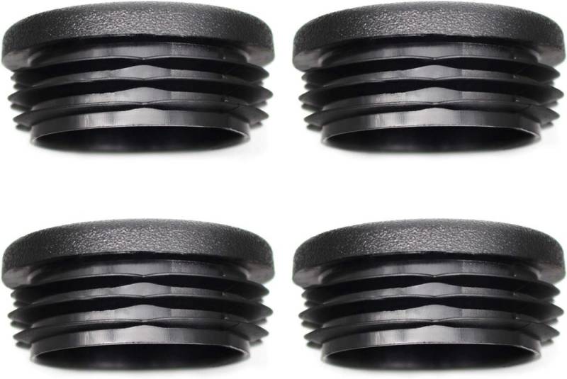 Enkotrade Endkappe Lamellenstopfen rund, (21-St), Schwarz, Rund, 10 mm, UV-beständig. Made in Germany von Enkotrade