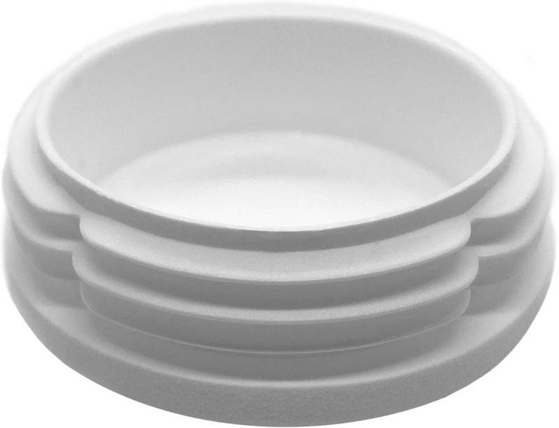Enkotrade Endkappe Lamellenstopfen rund, (21-St), Weiss, Rund, 20 mm, UV-beständig. Made in Germany von Enkotrade
