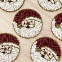 Weihnachtsmann-Untersetzer - Set Mit 6 Weihnachtsgetränk-Untersetzern Weihnachtsmann-Untersetzer - Set Mit 6 Weihnachtsgetränk-Untersetzern von Enlivenstores